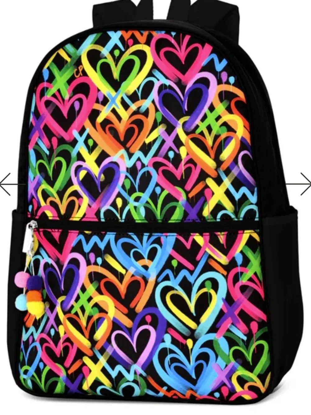 Lola + The Boys Rainbow Hearts Backpack 🎒💖 | Kids Unisex Book Bag - Picture 7 of 7